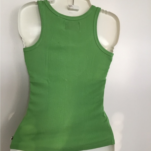 Twisted Heart Green Tank Top Sequins Heart Size SP. $25 - Picture 8 of 10
